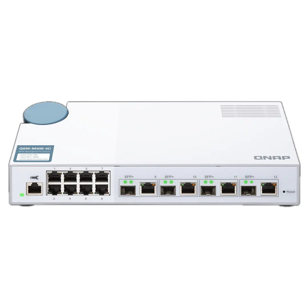 QNAP QSW-M408-4C Switch L2 4x10GbE 8xGbE 3