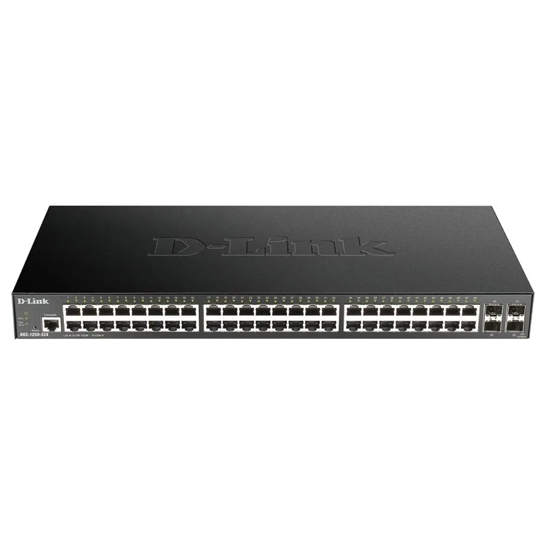 D-Link DGS-1250-52X/E Switch 48xGb 4x10G SFP+ 1
