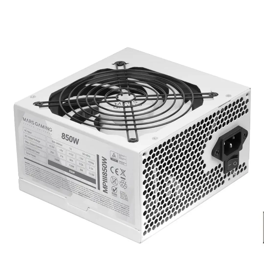 Mars Gaming Fuente MPIII 850W Ultra silent 1