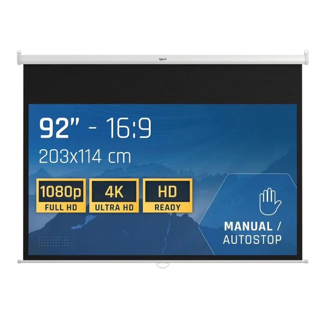 iggual Pantalla manual 16:9 92