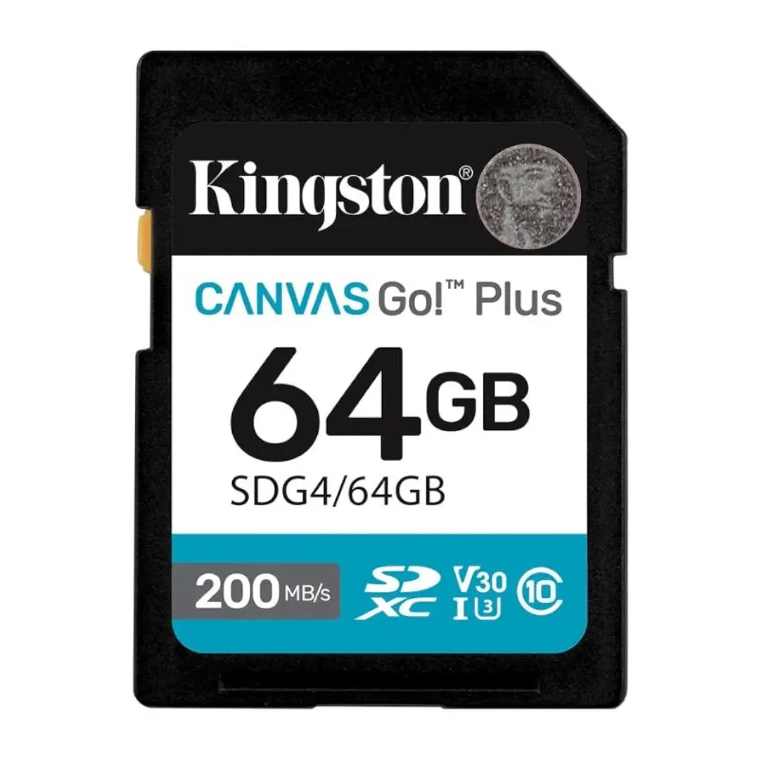 Kingston Canvas Go! Plus 4 SD 64GB class 10 U3 V30 1