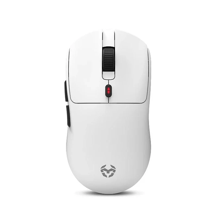 KROM KLEVER Raton gaming superligero wireless Blco 1