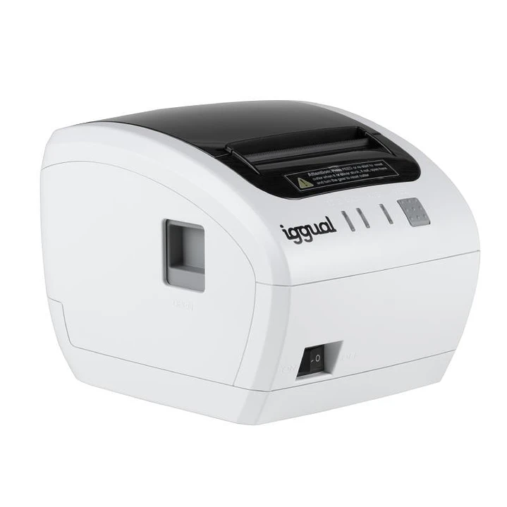 iggual Impresora térmica TP EASY 80W USB+RJ11 blan 1