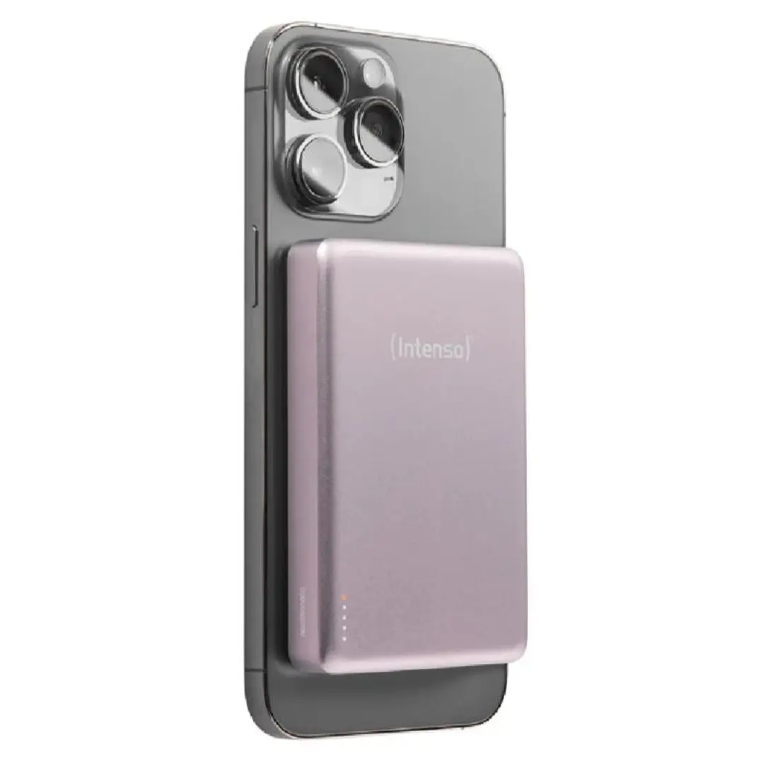 Intenso Powerbank MW10000 MagSafe Rosado 1