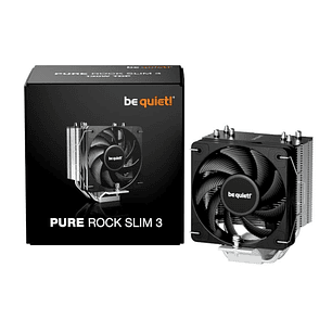 be quiet! Ventilador Pure Rock Slim 3 10 cm Plata