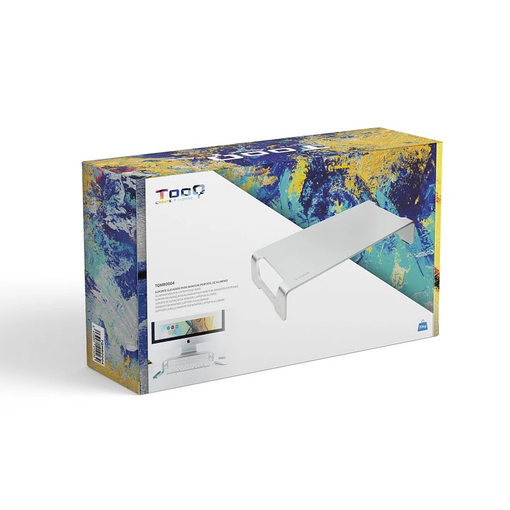 Tooq Soporte elevador monitor/portátil de aluminio 3