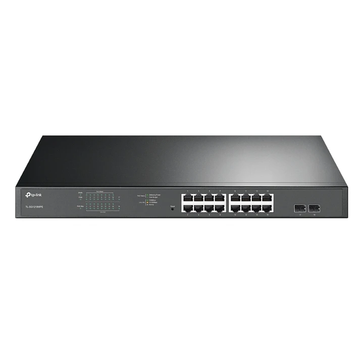 TP-LINK SG1218MPE Switch 16xGB PoE+ 2xSFP 1