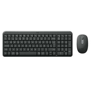 Logitech Teclado+raton MK250 bluet Negro
