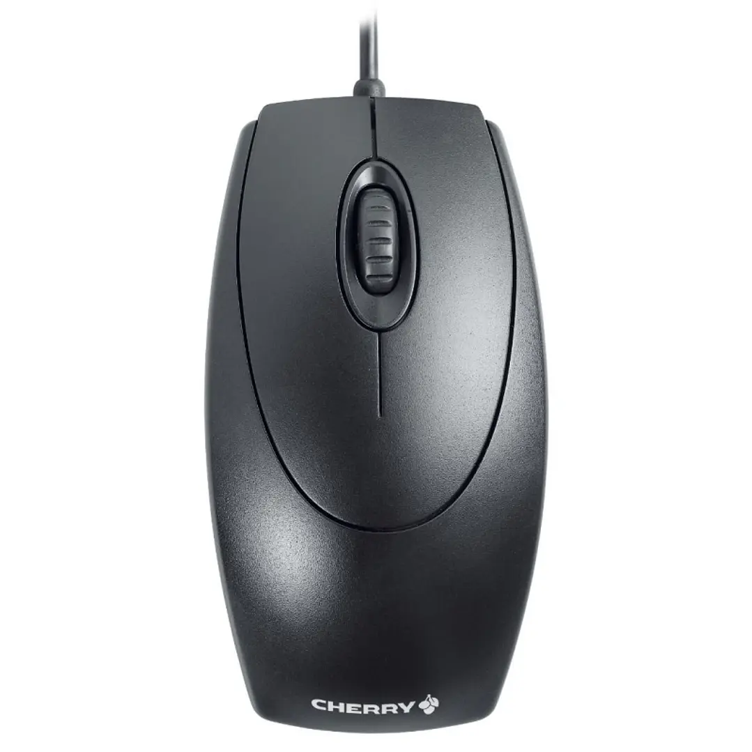 Cherry Ratón óptico Negro PS/2-USB 2