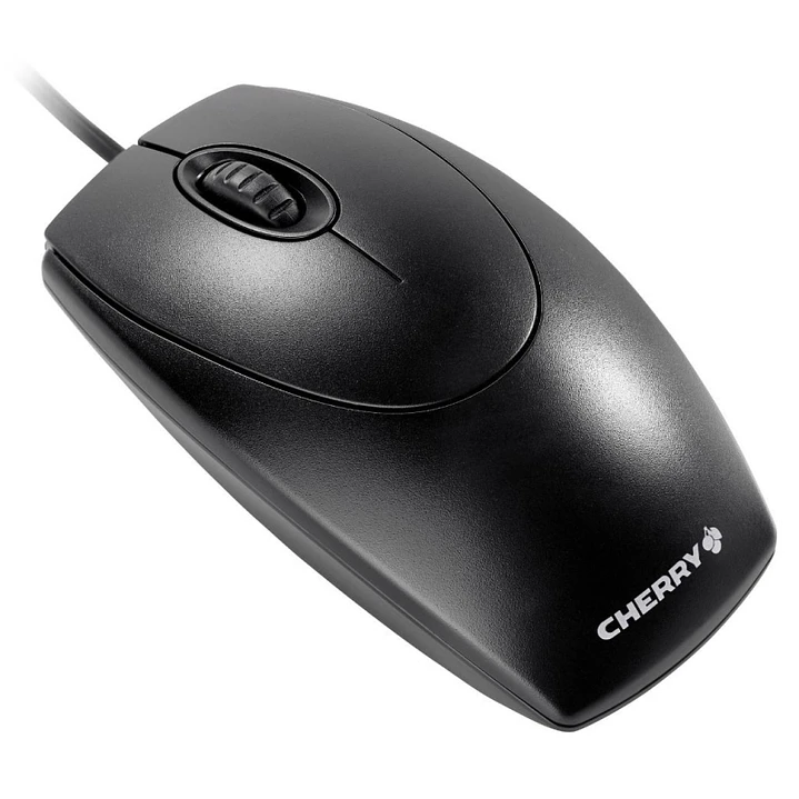 Cherry Ratón óptico Negro PS/2-USB 3