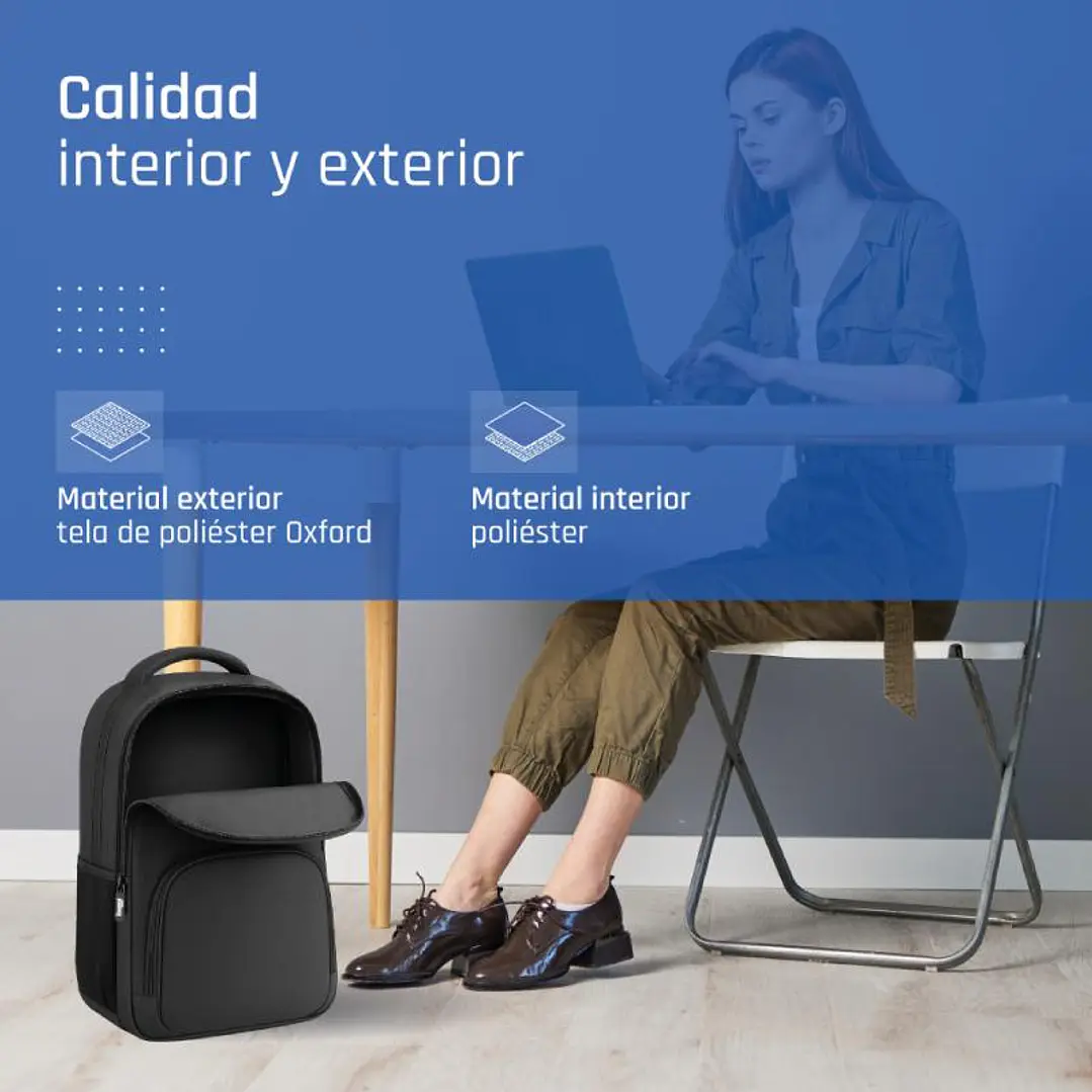 iggual Mochila portátil 15.6-17 Everyday Use negra 2