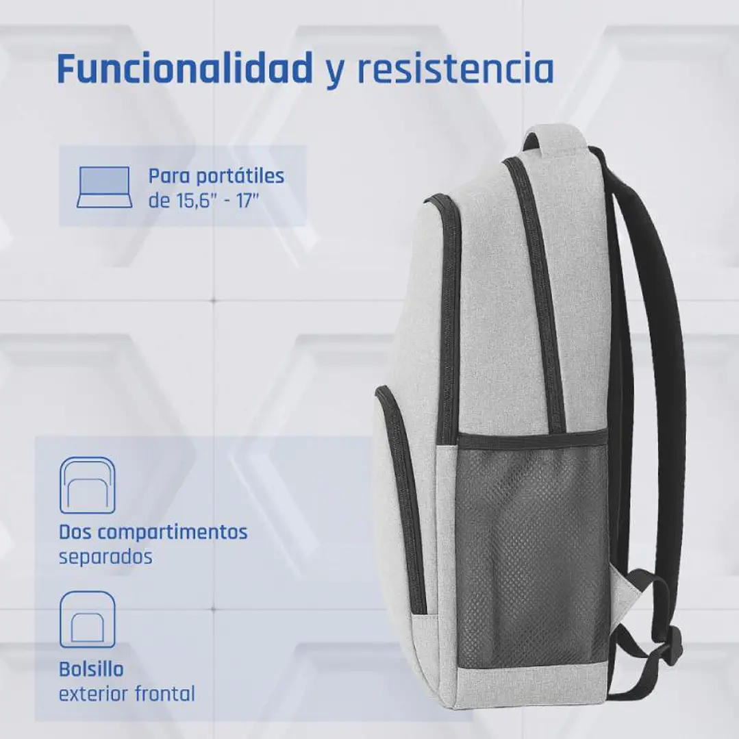 iggual Mochila portátil 15.6-17 Everyday Use gris 3