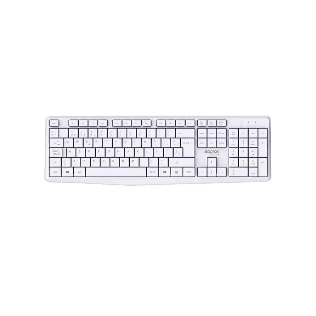 APPROX Teclado+raton inalamb X420W 1000DPI Blanco 3