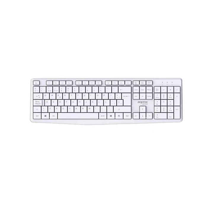 APPROX Teclado+raton inalamb X420W 1000DPI Blanco 3