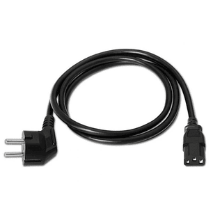 Aisens Cable alimentación CEE7M-C13H negro 3.0m