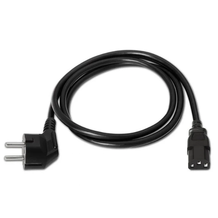 Aisens Cable alimentación CEE7M-C13H negro 3.0m 1