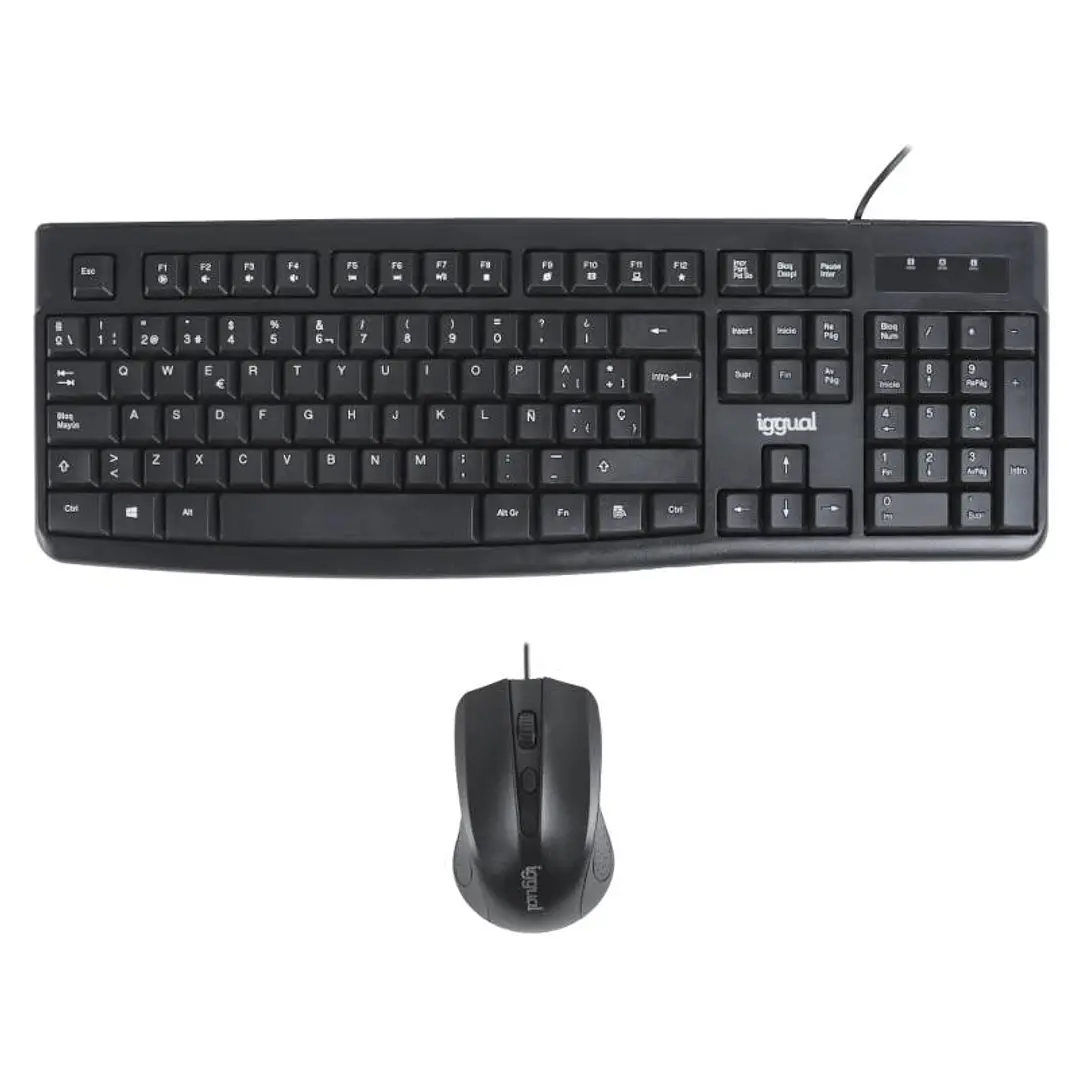 iggual Kit teclado y ratón CMK-BUSINESS2 negro 1
