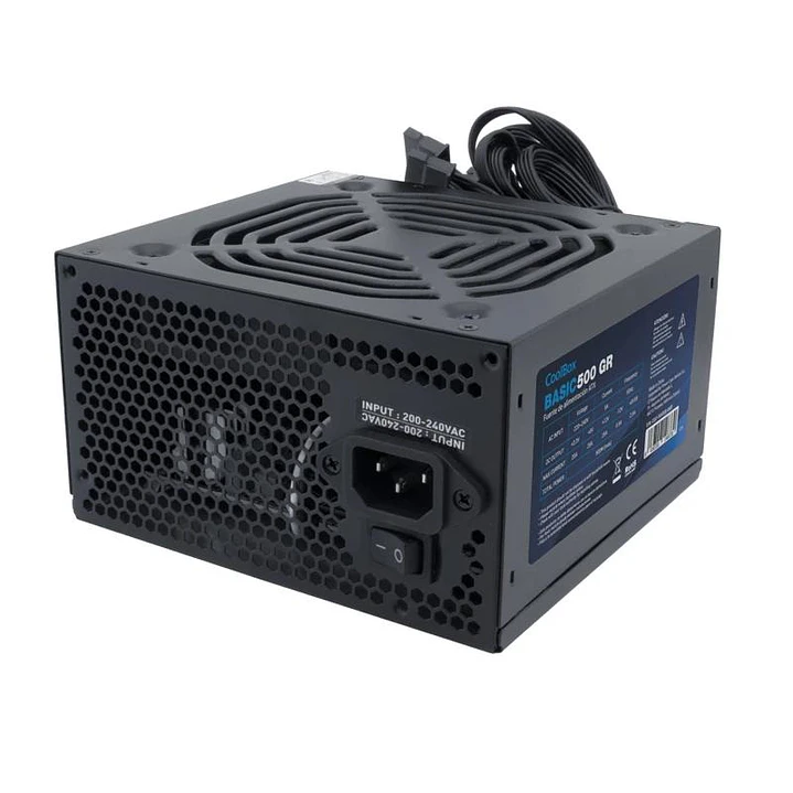 CoolBox Fuente.Alim 20+4 pin ATX BASIC 500W 2
