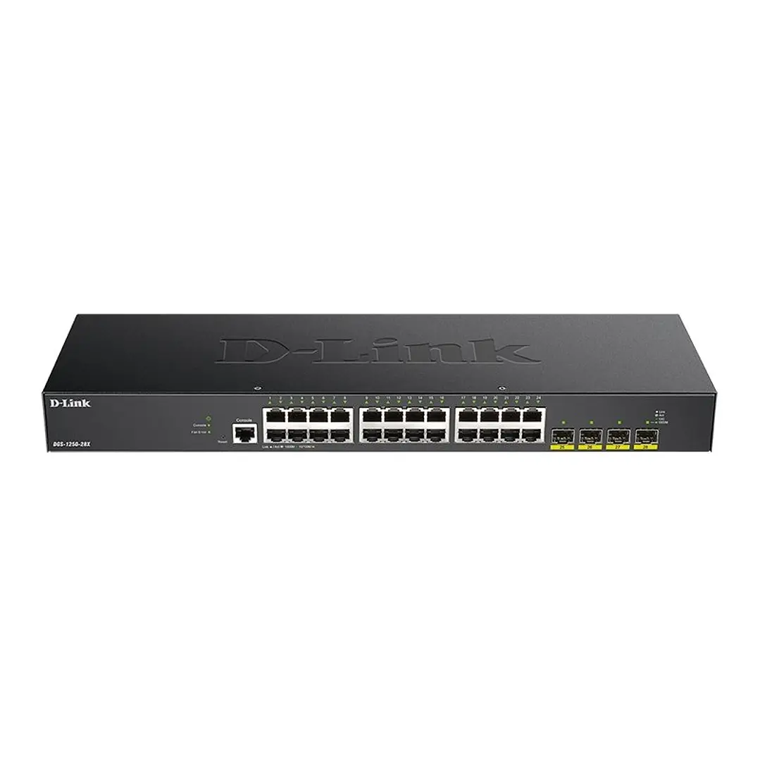 D-Link DGS-1250-28X/E Switch 24xGB+4x10G SFP+ 1