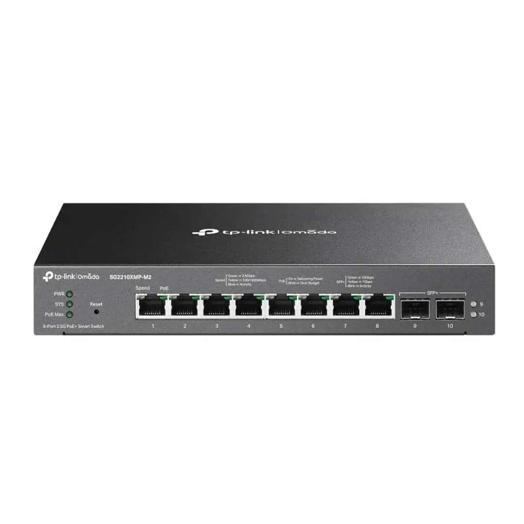 TP-Link SG2210XMP-M2 Switch 8x2,5Gb PoE+ 2xSFP+ 1