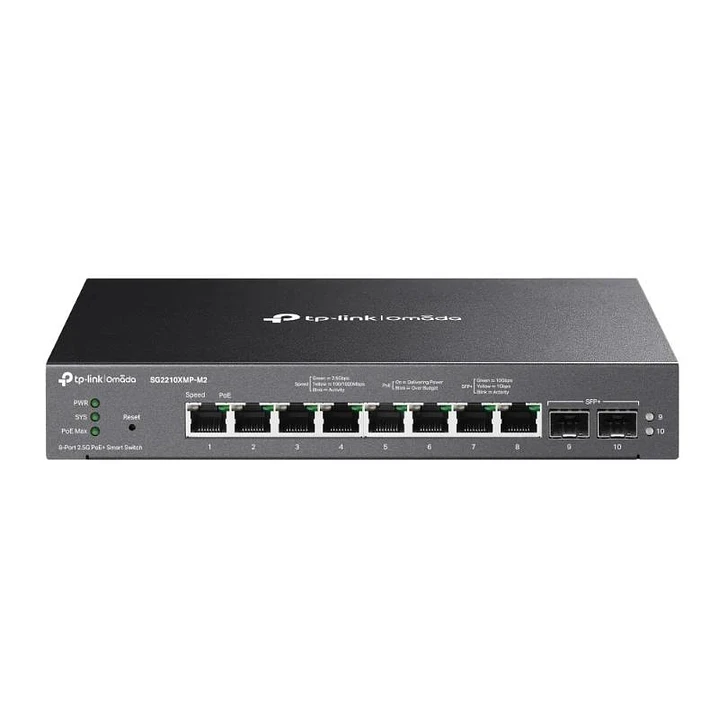 TP-Link SG2210XMP-M2 Switch 8x2,5Gb PoE+ 2xSFP+ 1