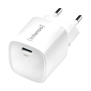 Intenso | Cargador pared GaN W30C² USB-C Blanco