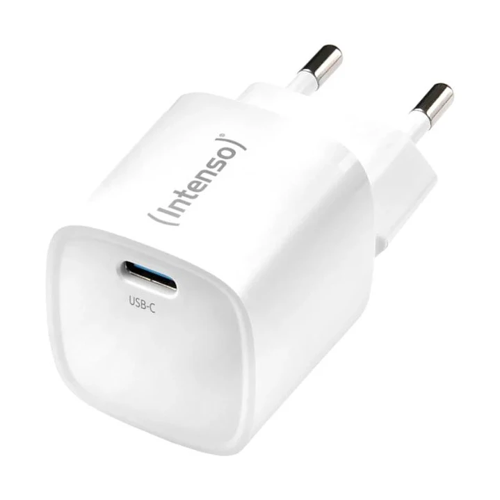 Intenso | Cargador pared GaN W30C² USB-C Blanco 1