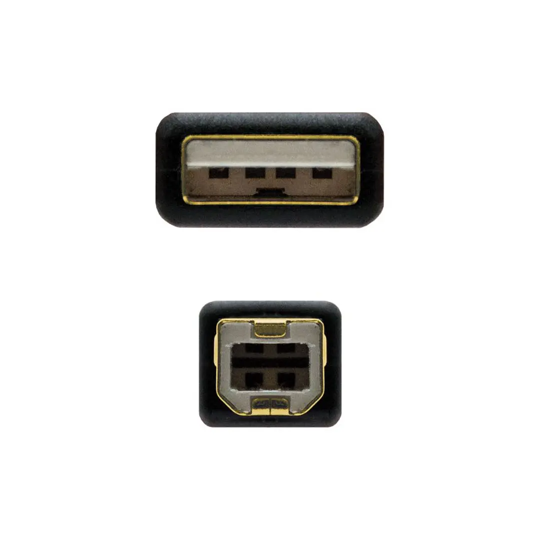 Nanocable Cable USB 2.0 Impresora Ferrita  2.0 M 3
