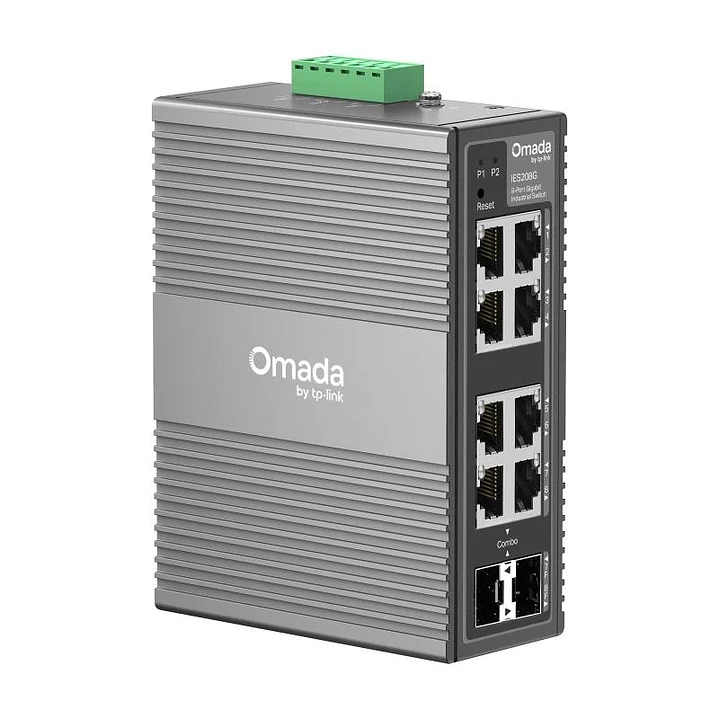 TP-Link IES208G Switch Industrial 6xG 1xSFP 2xCom 3