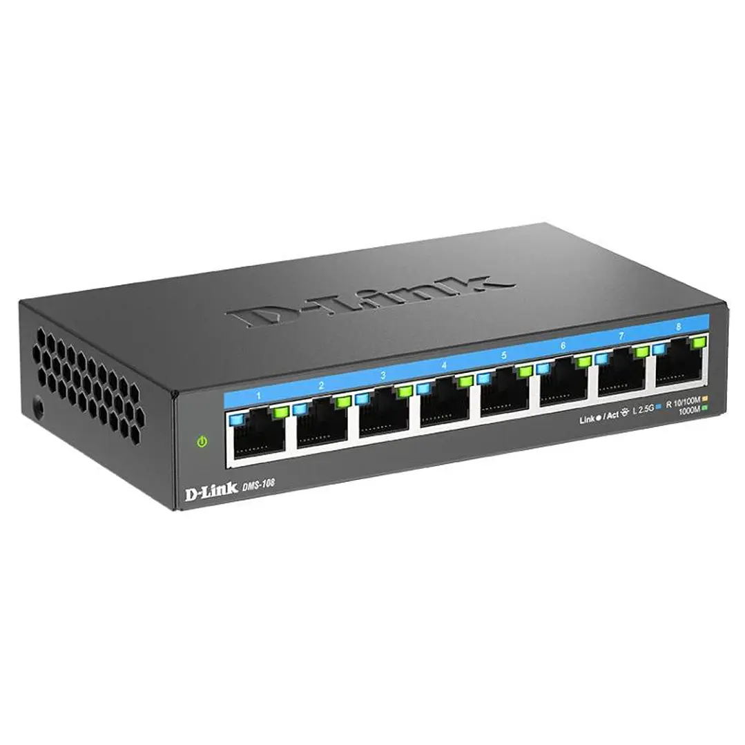 D-Link DMS-108 8x2.5MGb Unmanaged Switch 2