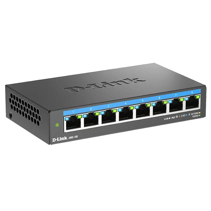 D-Link DMS-108 8x2.5MGb Unmanaged Switch 2
