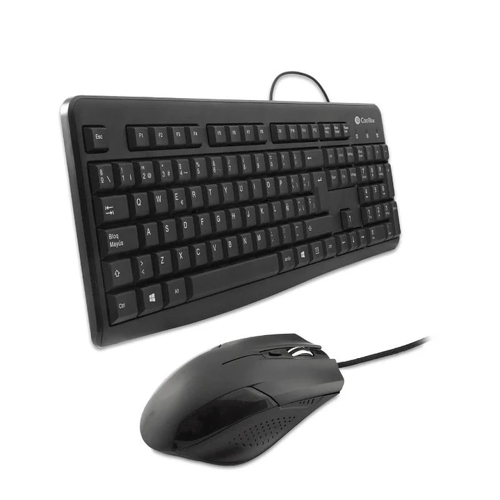Coolbox Kit Teclado + Raton USB con cable 2