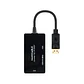 Nanocable Conversor DP a HDMI/DVI/VGA Negro 20 cm - vignette 2
