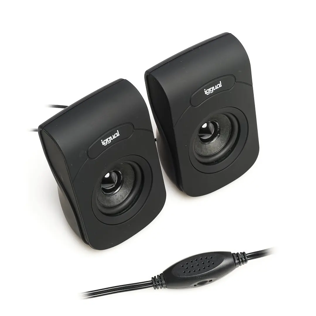 iggual Altavoces 2.0 6W mini-jack + USB 4