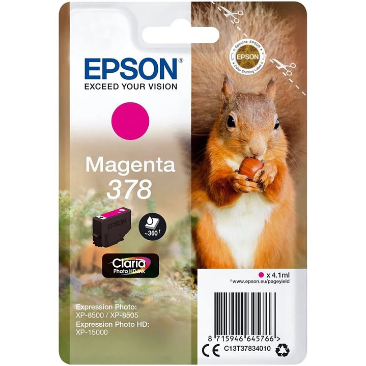 Epson Cartucho 378 Magenta 1