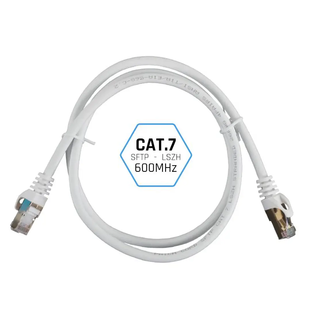 iggual Latiguillo CAT7 SFTP LSZH 2 metros blanco 2