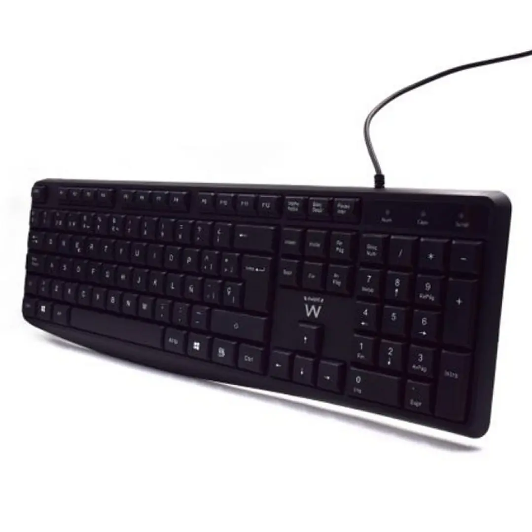 Ewent EW3001 teclado escritura silenciosa USB 3