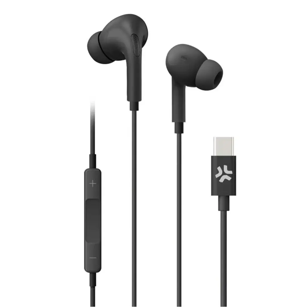 Celly Auriculares cable Usb-C Negro 1
