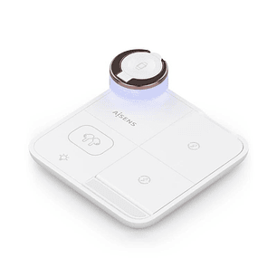 Aisens Cargador Inalámbrico USBC 15W 4 en 1 Blanco