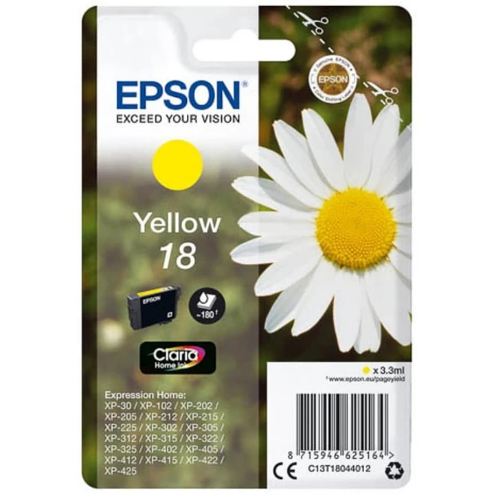 Epson Cartucho T1804 Amarillo 1