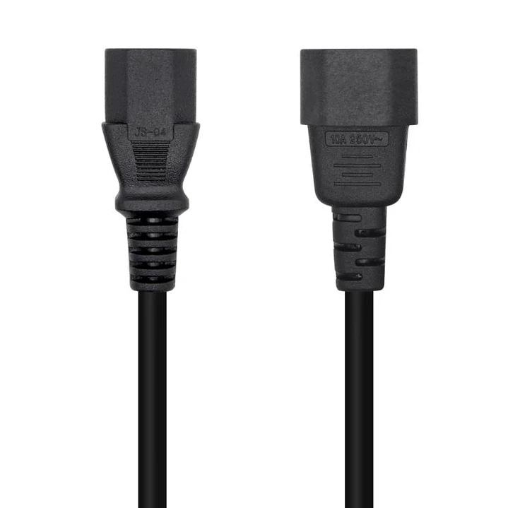 Aisens Cable alimentación C13/H-C14/M negro 3.0m 1