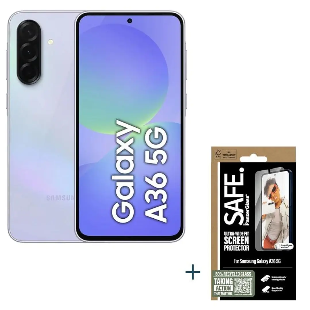 Samsung Galaxy A36 256GB 8GB Lavander+Prot SAFE 1