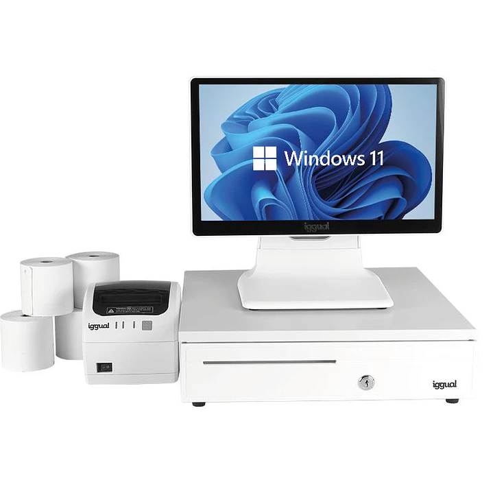 Pack TPV blanco 15,6