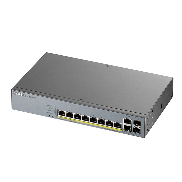 ZyXEL GS1350-12HP Switch 10xGB PoE 2xSFP 130W 1