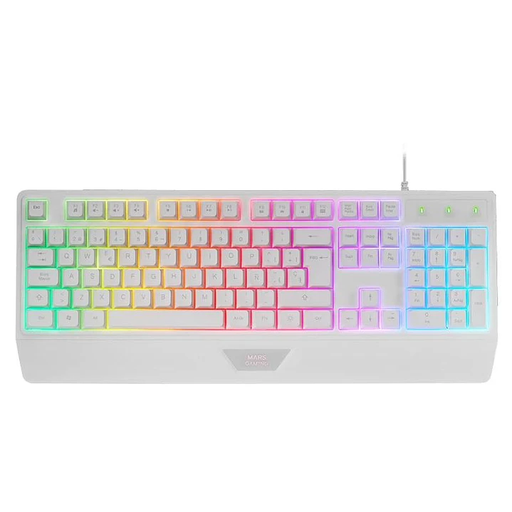 Mars Gaming Teclado MK124 Blanco 1