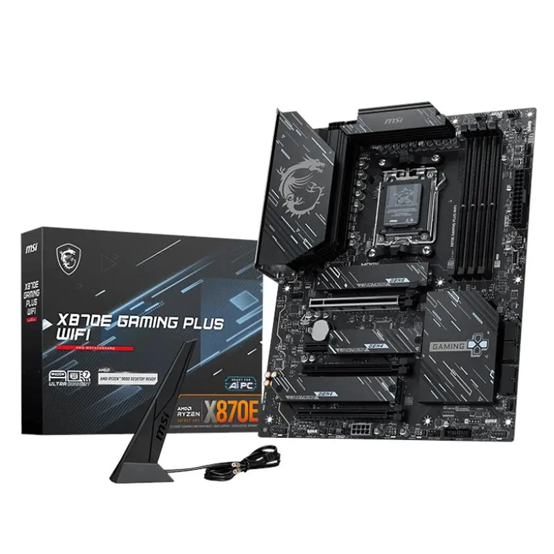 MSI Placa Base X870E GAMING PLUS WIFI DDR5 ATX 1