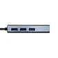 Aisens Conversor USB 3.0 Ethernet + 3 usb3.0 gris - Thumbnail 3