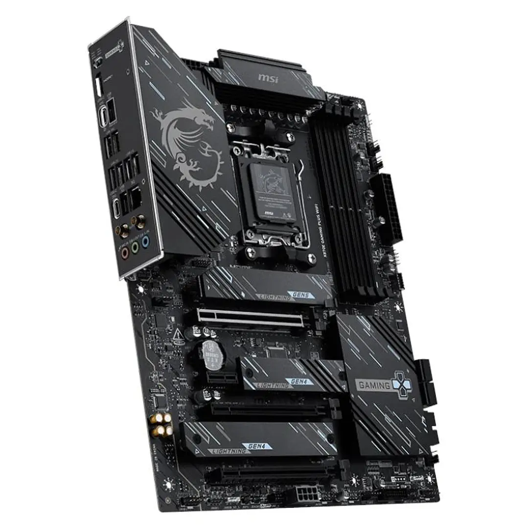 MSI Placa Base X870E GAMING PLUS WIFI DDR5 ATX 3