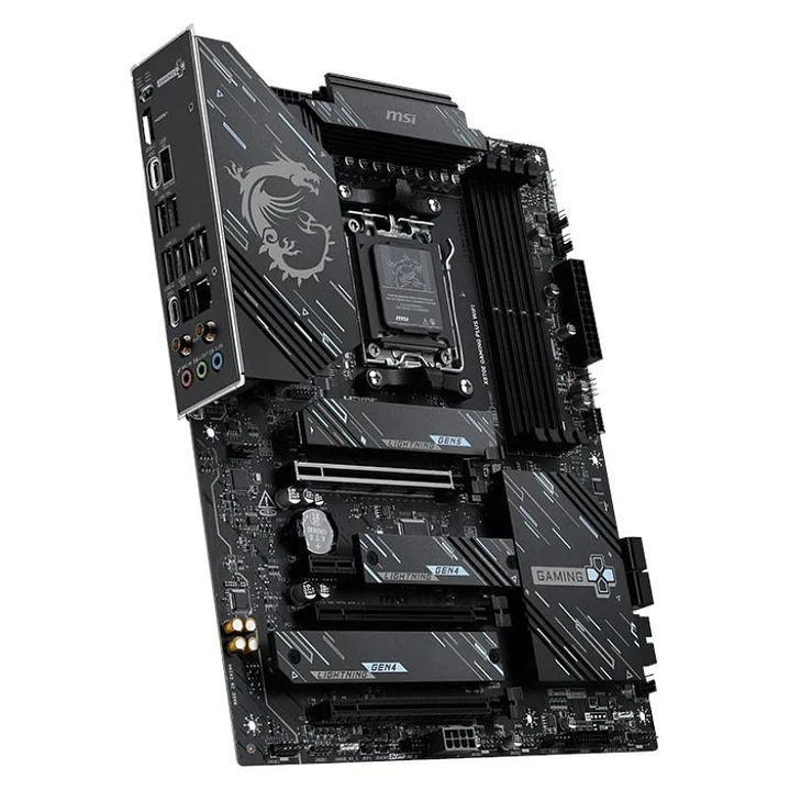 MSI Placa Base X870E GAMING PLUS WIFI DDR5 ATX 3