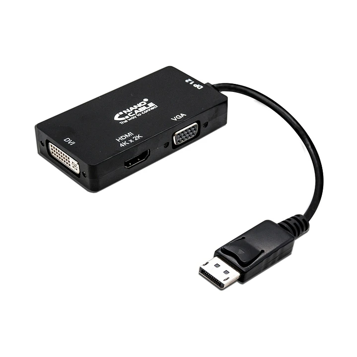 Nanocable Conversor Displayport  A VGA/DVI/HDMI 1